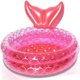thumbnail image 1 of (90cm700g)Inflatable mermaid pool for children, round pool for garden, children's pool for indoor and outdoor use, baby ball pool, 1 of 5