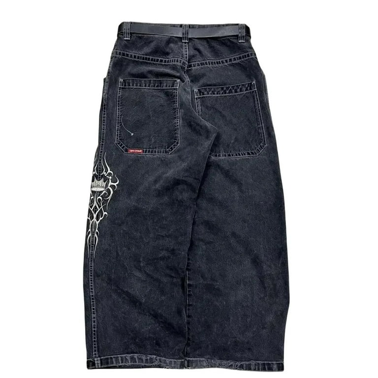 JNCO Jeans Y2K Womens Harajuku Retro Hip Hop Embroidery JNCO Jeans Y2K Womens Harajuku Retro Hip Hop Embroidery