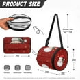 thumbnail image 7 of ZIATUBLE Christmas Santa Claus Paper Towel Dispenser Snowflakes Hanging Paper Towel Case Reusable Roll Tissue Dust Bag Universal Carrying and Storage Case Dustproof Paper Dust Cover, 7 of 7