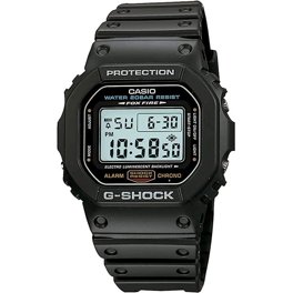 Casio G-Shock Classic Core Watch DW5600E-1V with 45mm Case, Shock 