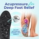 thumbnail image 2 of Acupressure Magnetic Insoles Orthopedic Massage Insoles with Magnetic Technology Shock Absorption Arch Support Helps Blood Circulation and Relieve Fatigue(Black,M(Men 8-11/women 9-12)), 2 of 5