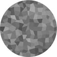 thumbnail image 1 of Ahgly Tapis Rond Lavable en Machine Intérieur Transitionnel Gris Carbone, 4 Pieds Rond, 1 of 7