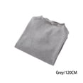 thumbnail image 3 of Qarigey Top básico para niña, suéter de punto de Color sólido para niños, ropa interior más cálida, ropa de punto y cómoda para niños Prendas para la parte del cuerpo Gris 120cm Qarigey AP013409-17, 3 of 6