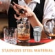 thumbnail image 4 of 12pcs vasos de chupito de acero inoxidable vaso portátil para beber bebidas espirituosas copas de vino sostenedor de salsa (45 ml), 4 of 8