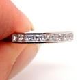 thumbnail image 3 of Georgia Anniversary Band Ring Cz Silver Princess Womens Ginger Lyne Collection, 3 of 5