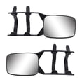 thumbnail image 1 of 2PCS Universal Towing Mirror Adjustable Tow Mirror Caravan Trailer Car Rear View Mirror Convex Wide Angel Safe Hauling Extension, 1 of 5