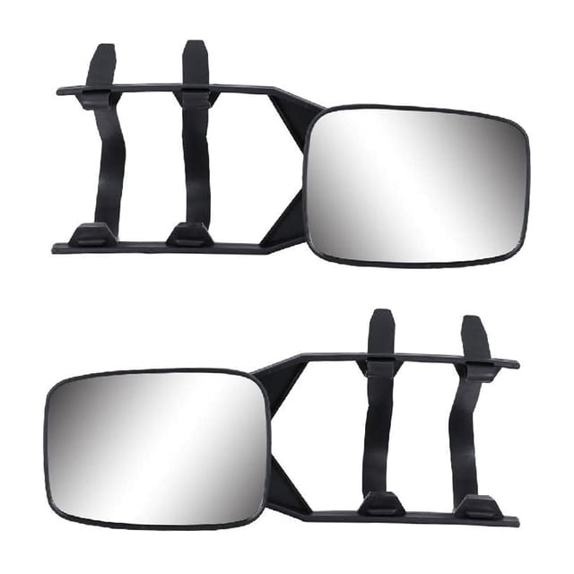 2PCS Universal Towing Mirror Adjustable Tow Mirror Caravan Trailer Car Rear View Mirror Convex Wide Angel Safe Hauling Extension