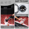 thumbnail image 5 of Qpednta All Weather Cargo Liner 29"x39" Non-Slip Gift Snowman Trunk Mat, Polyester Material Machine Washable Easy to Clean Water Resistant Stain Proof Rear Trunk Protector Fits Car SUV Truck, 5 of 6