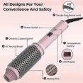 thumbnail image 5 of 100-240V Portable Hair Curling Iron 1.5' Tourmaline Ceramic Barrel with 30s Fast Heat & Negative Ion - 5 Heat Settings 120-210C, Auto Shut-O, 5 of 5