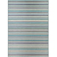 thumbnail image 6 of Couristan Cape Brockton Indoor / Outdoor Area Rug, Cobalt-Teal, 2' x 3'7", 6 of 7