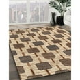 thumbnail image 3 of Ahgly Company Machine Washable Indoor Rectangle Contemporary Brown Area Rugs, 2' x 5', 3 of 7