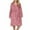 01_Pink, variant on Cozy Robes for Women Flannel Hooded Bathrobe Soft Loungewear for Home Spa Relaxation and Comfort 02_Green,M