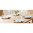 thumbnail image 6 of PurpleEssences Mini Gingham Cloth Napkins set of 10, 18x18, Dinner Table Decorative Napkins - Sky Blue and White, 6 of 6