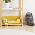 thumbnail image 6 of Semi Enclosed Cat Litter Box with High Sides, Low Entry Large Capacity Ventilate Odor Box for Indoor Cats, Senior Cats & Kittens, Easy Clean & Anti-Splashing Pet Potty 16.54''LX11.02''WX4.72''H, 6 of 7