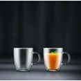 thumbnail image 5 of Bodum Bistro Double Wall Mug, 6-Pack, 10 oz, Glass, 5 of 6