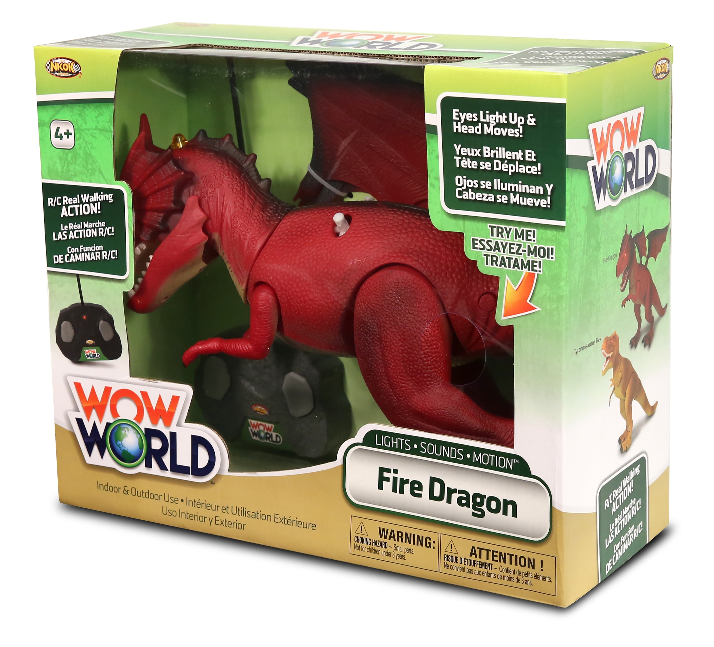 プロショップ購入⭐️Tamiya FIRE DRAGON ⭐️プロポセットおまけ付き NKOK WowWorld Fire Dragon RC w/ Lights, Sounds, Motion - Walmart.com
