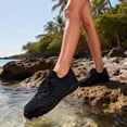 thumbnail image 5 of NOKIO Men's Bar𝖾𝖿oot Shoes Comfortable Wide Width Sneakers Breathable Mesh Running Shoes Lightweight Casual Sport Walking Shoe Quick-Drying 𝖫a𝖼e Up Athlet𝗂c Shoes, 5 of 8