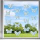 thumbnail image 1 of 16 pegatinas de mariposas para ventanas, pegatinas de arcoíris para ventanas, reutilizables, no adhesivas, 1 of 8