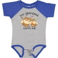 thumbnail image 3 of Inktastic My Grandma Loves Me with Cute Squirrels in Autumn Boys or Girls Baby Bodysuit, 3 of 5