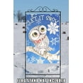 thumbnail image 4 of Toland Home Garden Snowy Owl Bird Winter Flag Double Sided 28x40 Inch, 4 of 5