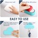 thumbnail image 5 of Gancho adhesivo magnético de pared azul, [paquete de 2] llavero de pared con fuertes imanes en forma de nube, gancho de pared para llaves para el hogar, la oficina y la sala de estar, 5 of 5