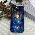 thumbnail image 3 of Case for iPhone 12 Pro Max, Stained Glass Moon Stars for 2 in 1 Hard Shell + Soft Silicone, Shockproof Bumper Drop Protective Case for iPhone 12 Pro Max, 3 of 5