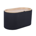 thumbnail image 5 of Techni Home Storage Ottoman with Reversible Tray Top, Black, 5 of 13