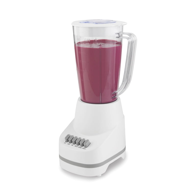 Mainstays 500 W 48 oz Jar 6-Speed Blender, White - Walmart.com