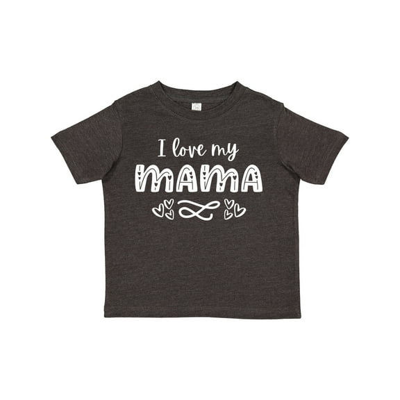 Inktastic I Love My Mama with Hearts Boys or Girls Toddler T-Shirt