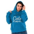 thumbnail image 4 of Dogs Whatever Cats Forever Funny Hoodie Sweatshirt Women Men Brisco Brands L, 4 of 6