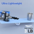 thumbnail image 5 of Cordless Vacuum Cleaner, 350W 30Kpa 45 Mins Runtime Powerful Stick Vacuum, 6 in 1 Handheld Vacuum for Home Pet Hair Carpet Hard Floor V90 (Blue), 5 of 9