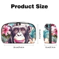 thumbnail image 5 of Monkey USB Organizer Charger Pouch Charger Organizer Travel Case Small Box Organizer Storage Container Waterproof Oxford Cloth Electronics Accessories Storage Case 5.9x9.44x3.14 in, 5 of 6