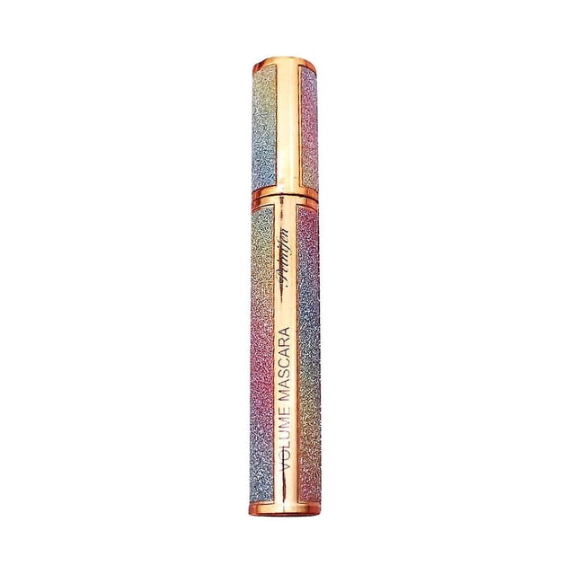 Máscara HUOGUO, negra, impermeable, larga, rizada, 3 ml