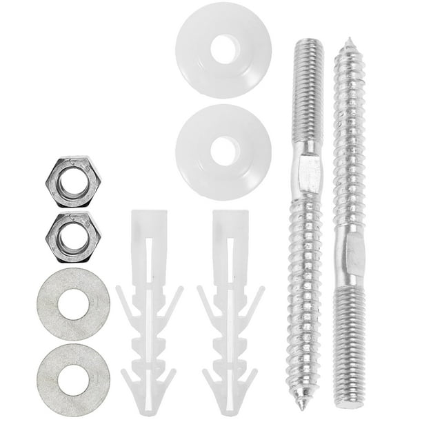 1 Juego de Kit de fijación de lavabo, juego de fijación de lavabo, tornillo de lavabo, tornillo antisuelto para lavabo de cocina