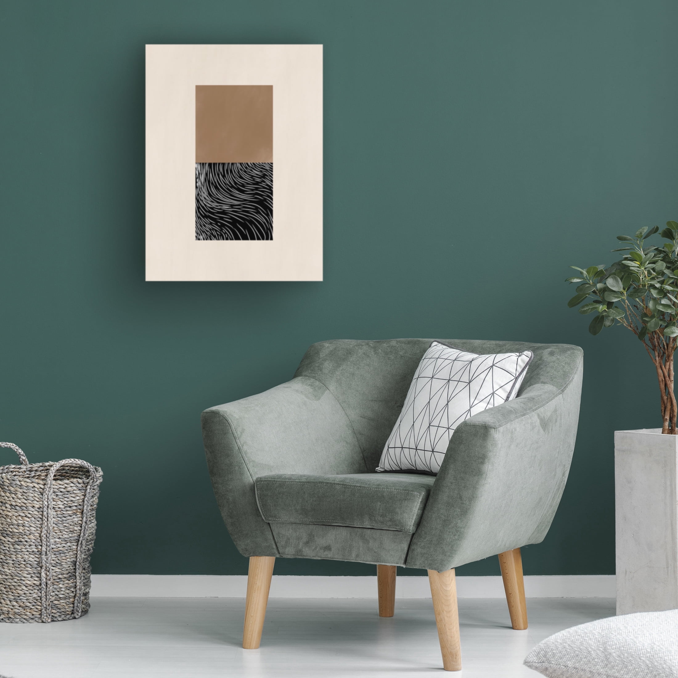 Trademark Fine Art Elena Ristova White Wave Art No.1 Canvas Wall Art