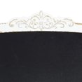 thumbnail image 5 of DecMode Cream Wood Carved Top Sign Wall Decor with Chalkboard, 5 of 13