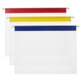 Pen+Gear Poly Hanging File Folders, 6 Count, Clear, LetterSize