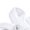 White Upper, White Sole, variant on BOERTEU Women Breathable Knit Flat Walking Shoes, Bow Decor Slip On Casual Loafers, Lightweight Non Slip Platform Daily Sneakers