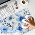 thumbnail image 4 of Long Mouse Pads for Desk,Pioneer Flower Floral Print Pattern Desk Mats on Top Of Desks, Desk Mouse Pad Extra Large with 3mm Non-Slip Base and Stitched Edge for Gaming,Office,Work,Home 31.5"x11.8", 4 of 6
