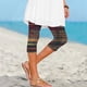 thumbnail image 3 of Gibobby Running Pantalones Deportivos Yoga Leggings para mujer Verano Deportes casuales Pantalones yoga Pantalones cortos ajustados（Café， M), 3 of 5