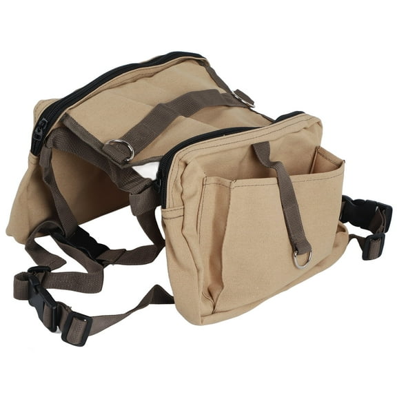 Falleo Clearance Pet Dog Outdoor Backpack Travel Camping Hiking Saddle Side Bag for Medium Large Dog