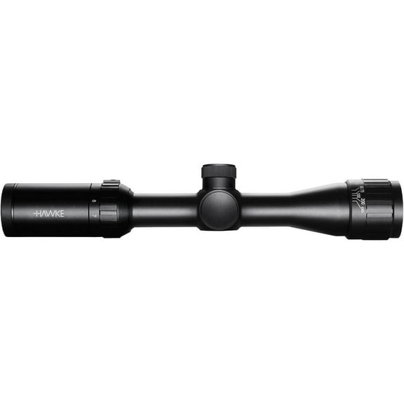 Hawke Sport Optics 2-7x32 Vantage AO Riflescope, Matte Black with Illuminated 2nd Focal Plane Mil Dot Reticle, Adjustable Objective, 1" Center Tube
