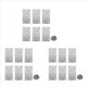 thumbnail image 1 of 18 Piezas Placas de Reparación Soportes Rectos Soporte Plano de Alta Resistencia Placas de Reparación de Acero Inoxidable para Muebles de Madera, 1 of 5