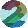 thumbnail image 1 of Ahgly Company Machine Washable Indoor Round Transitional Tiffany Blue Area Rugs, 3' Round, 1 of 7