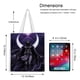 thumbnail image 5 of Moon Knight Bolso de tela con estampado de lienzo para mujer, bolsa de compras reutilizable y estética, con cremallera interior, regalo para mujer, 35 × 40 cm., 5 of 6