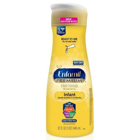 Enfamil PREMIUM Infant Formula, Ready to Use 32 Fluid Ounce Bottle
