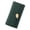 green, variant on FALAN MULE Women's Wallet Leather Trifold Wallet Large Capacity Credit Card Holder with 9 Card Slots, ID Window and Zipper Pocket