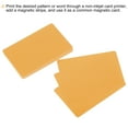 thumbnail image 4 of 20 Pack Blank Cards 30mil ID Cards for ID Badge Printer, Orange, 4 of 6
