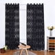 thumbnail image 2 of Cortina Decoración Casa Floral HAbitacion Ventana Plisado Accesorios Ola negro, 2 of 9