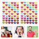 thumbnail image 4 of 2100 Uds pegatinas de corazón Multicolor pegatinas del Día de San Valentín etiquetas decorativas para álbum pegatinas de amor coloridas para álbumes de recortes artesanales, 4 of 5